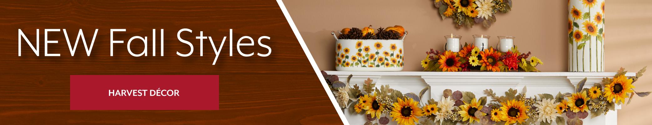 New Fall Styles Harvest Decor